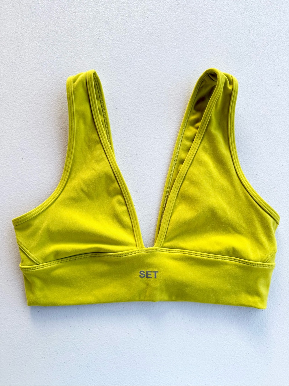 Set Active Sportsbody Sport V Bra Limeade Size Small